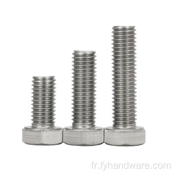 DIN Standard Hex Bolts Écrous et rondelles